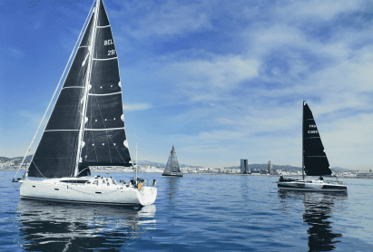 Sailboat on Marseille waters 