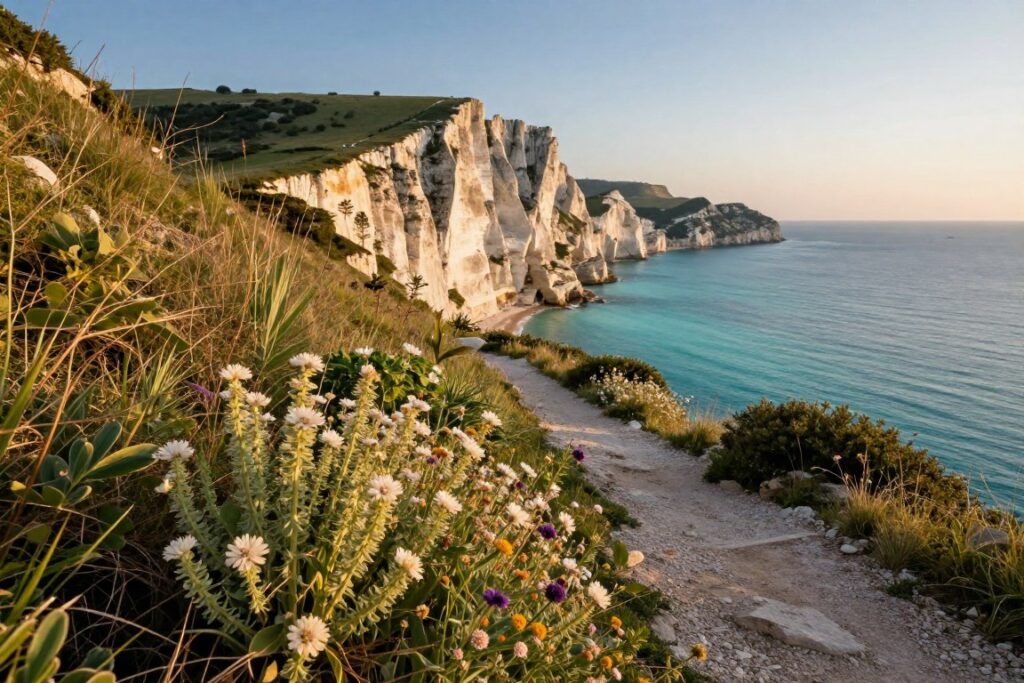 Example of well-composed Calanques photograph showing foreground, midground, and background