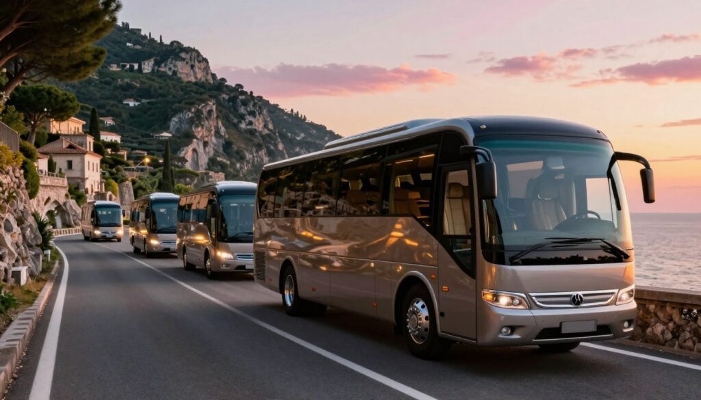Luxury Coach Logistics for Large Scale Events: Toulon to the Riviera.